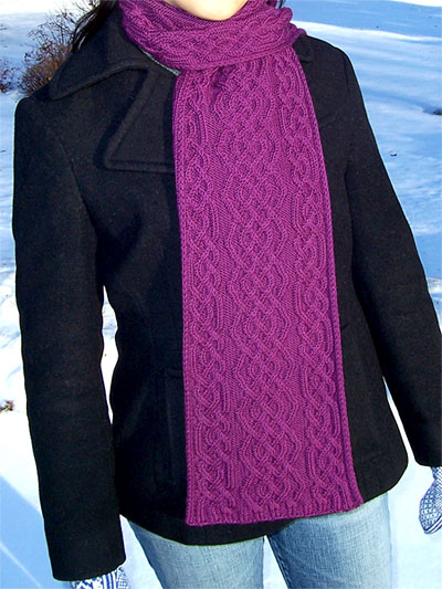 Amy Cabled Scarf