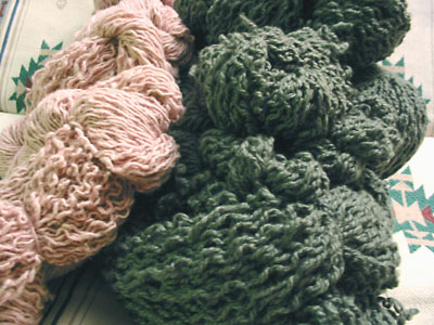The reclaimed yarn