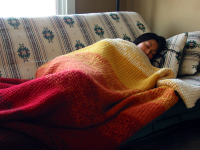 Warm blanket.  Nice nap.